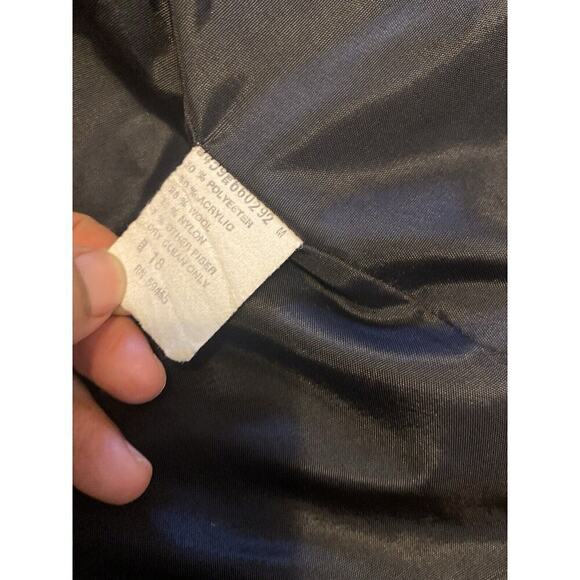 Gilmore Wool Blend Tweed Single Front Button Blazer Size 18 Career Jacket Gray - Picture 12 of 13